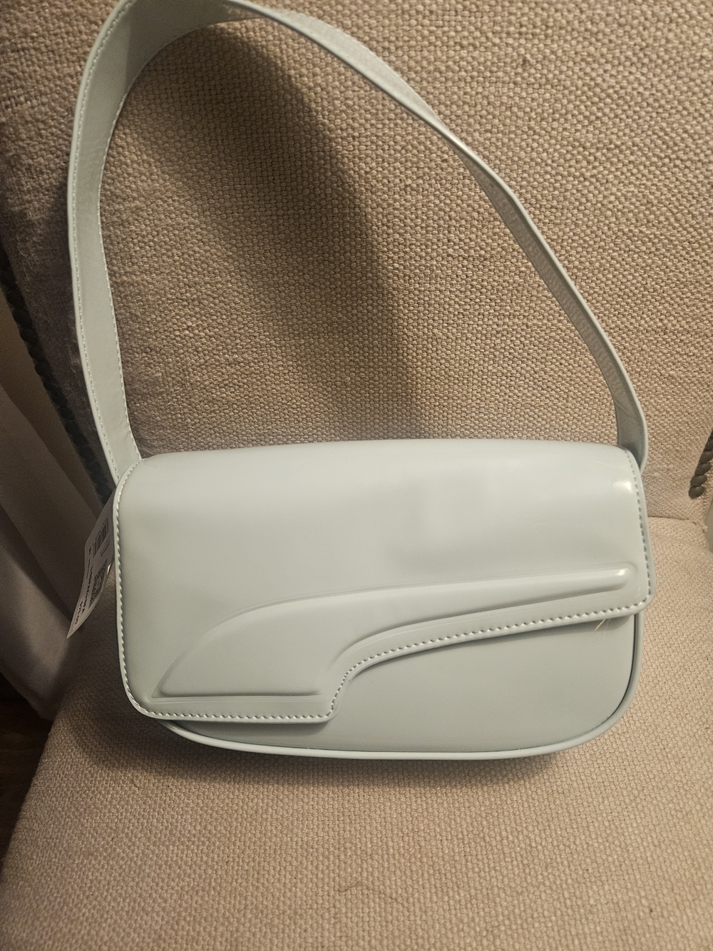 Puma Glossy Pale Blue Shoulder Bag